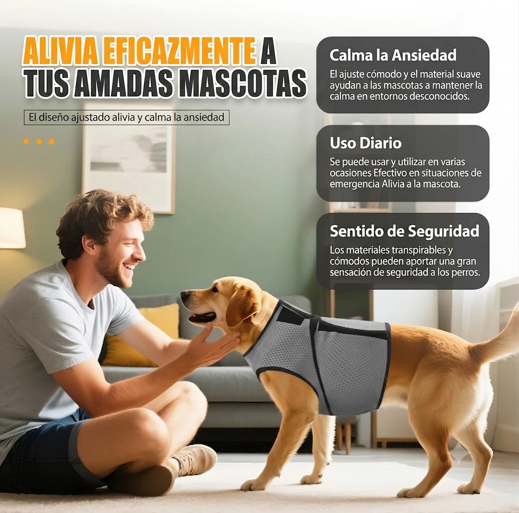 Chaleco para Ansiedad en Perros