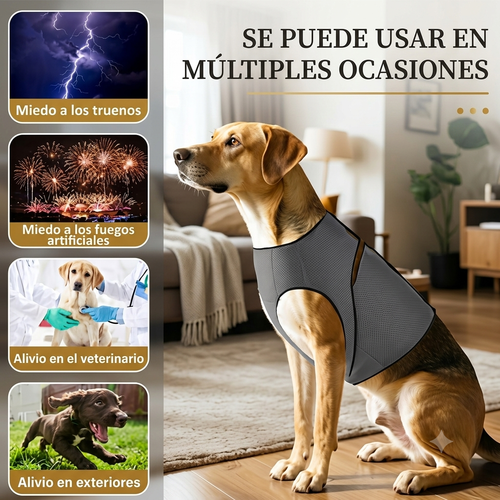 Chaleco para Ansiedad en Perros